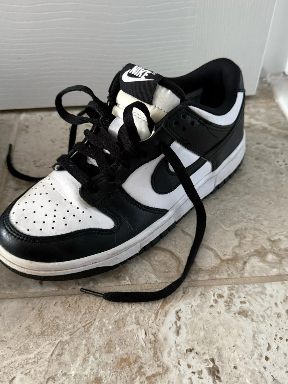 Nike Black and White Low-Top Sneakers